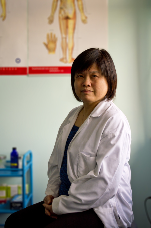 Portrait of Connie Zhao, registered massage therapist and registered acupuncturist